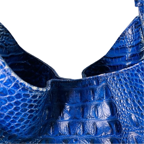 Brahmin Blue Croc Embossed Leather Tote Bag
Jaqueline - Picture 8 of 11